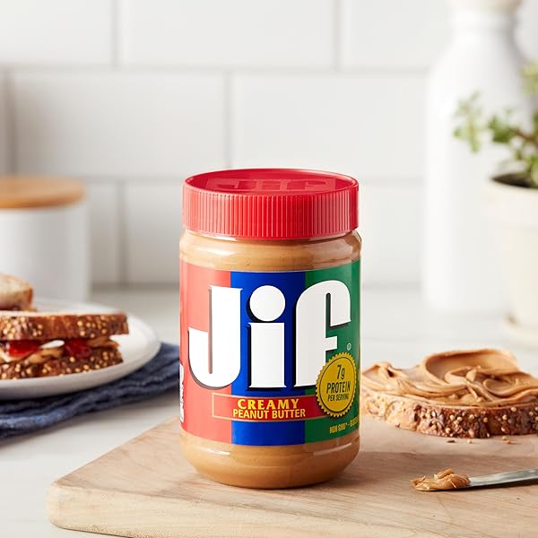 JIF CREAMY PEANUT BUTTER, 16 OUNCES