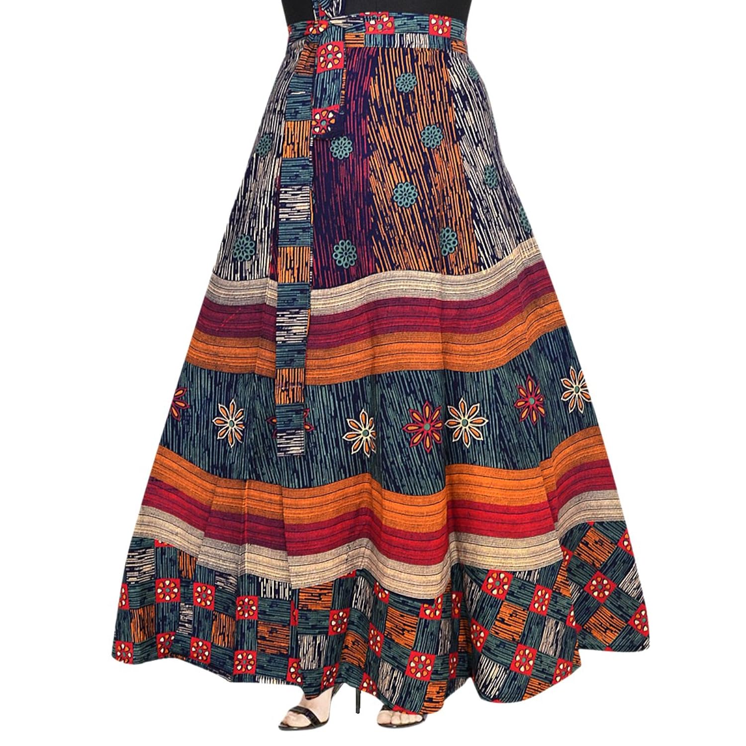 jaipuri rajsthani full long cotton skirt for girls and women