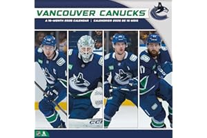 2026 Vancouver Canucks (Bilingual French) Wall Calendar