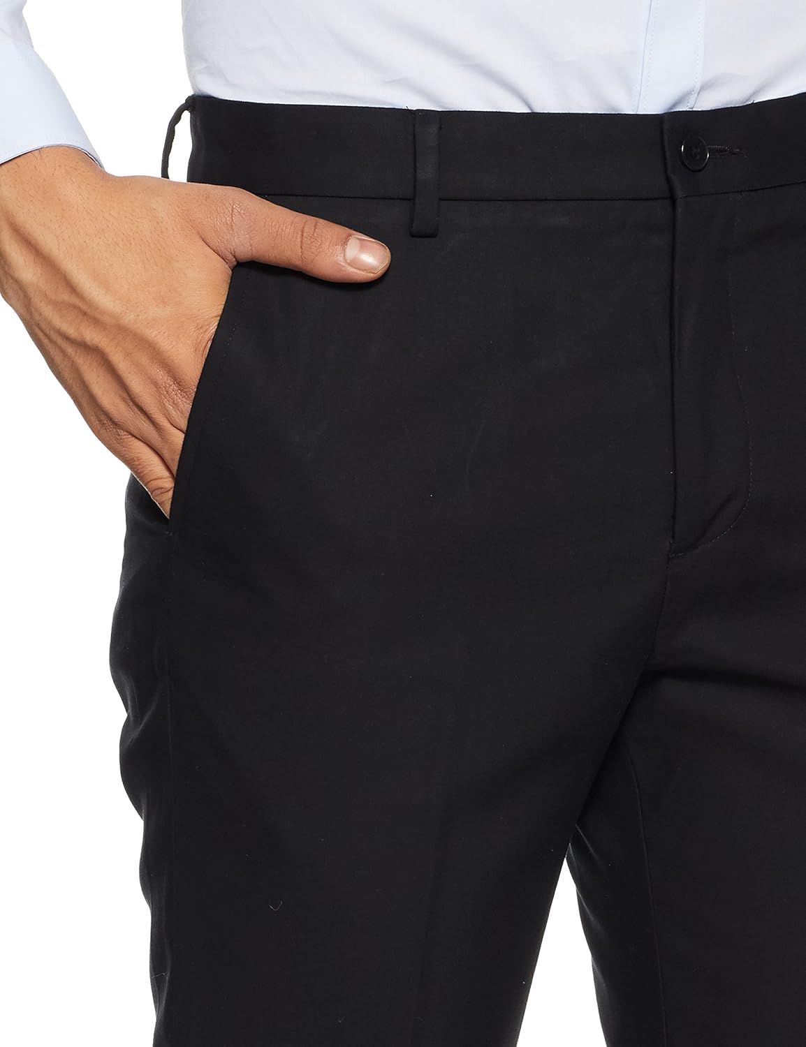 arrow men's pleat-front formal trousers