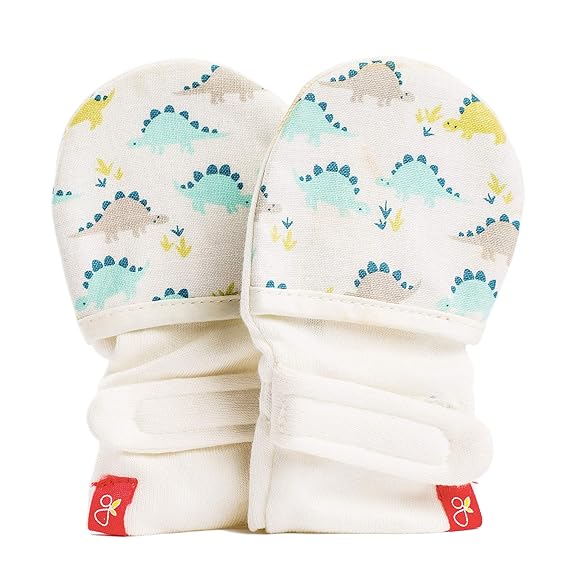 Goumi Kids BabyBoys Goumimitts, Scratch Free Mittens, Organic Soft Stay On Unisex Mittens
