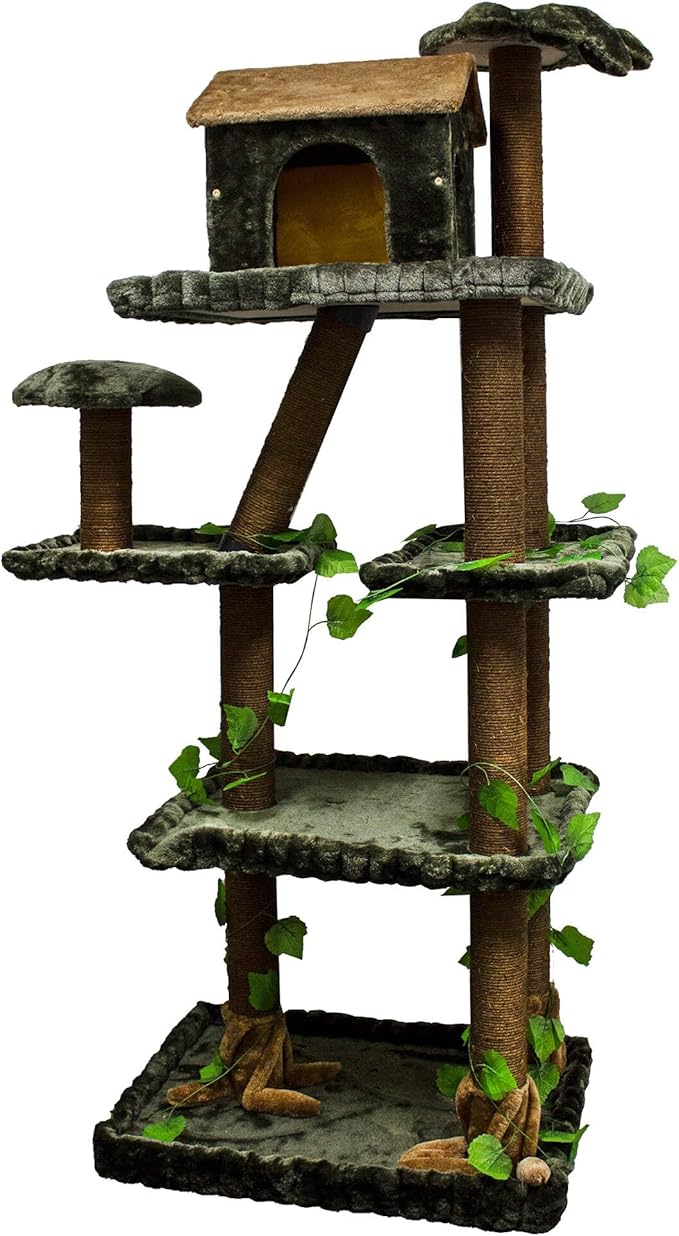 Kitty Mansions Sequoia Cat Tree Furniture Pet Supplies