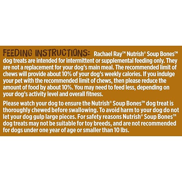 RACHAEL RAY NUTRISH SOUP BONES LONG LASTING DOG CHEWS VARIETY PACK, 22 COUNT (PACK OF 1)