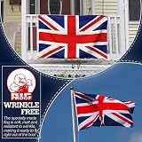 Anley Rip-Proof UK Flag 3x5 Ft Double Sided 3-Ply Wrinkle Resistant view 5