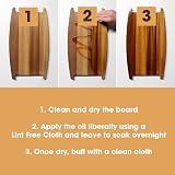 Furniture Clinic Chopping Board Maintenance Kit 250ml Oil 250ml Conditioner view 3