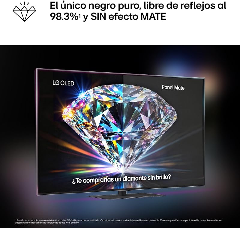 OLED65B65LA - Smart TV OLED AI 65" 4K Sin Reflejos 98.3%, 2026