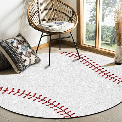 baseball rug for nursery