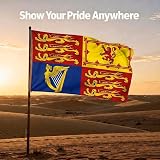 SHATCHI King Charles III Royal Standard Flag 5ft x 3ft Polyester view 9