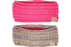 Funky Junque Kids Ribbed Headwrap 2-Pack Bundle - Candy Pink & #11