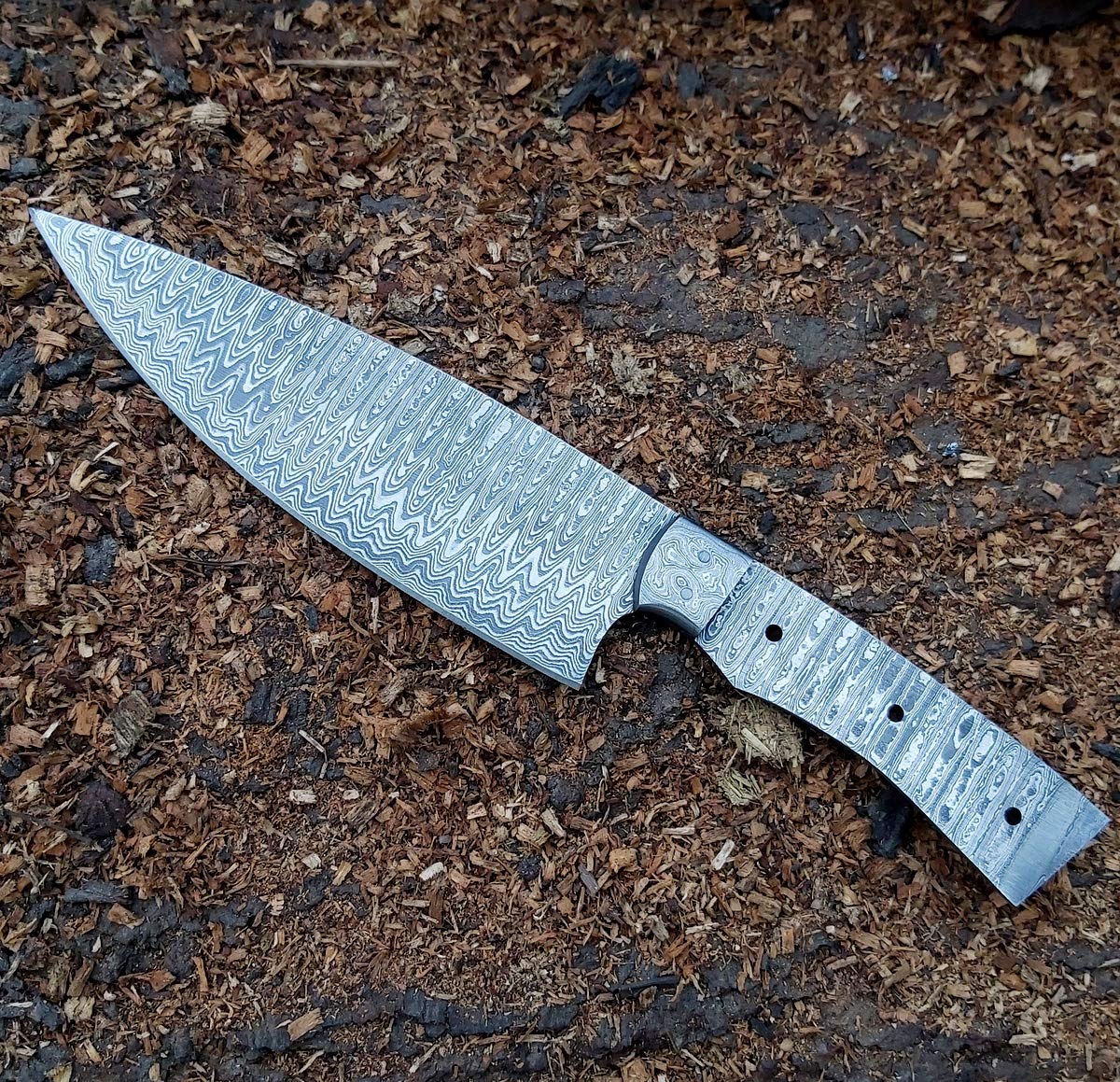 JNR TradersFoged Chef Knife Blank for Knife Making Supplies Diy Kitchen Knife Blade Blanks 6 In 9045Ld