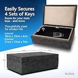 Ananta Faraday Box for Car Keys Luxury RFID Shield Grey view 3