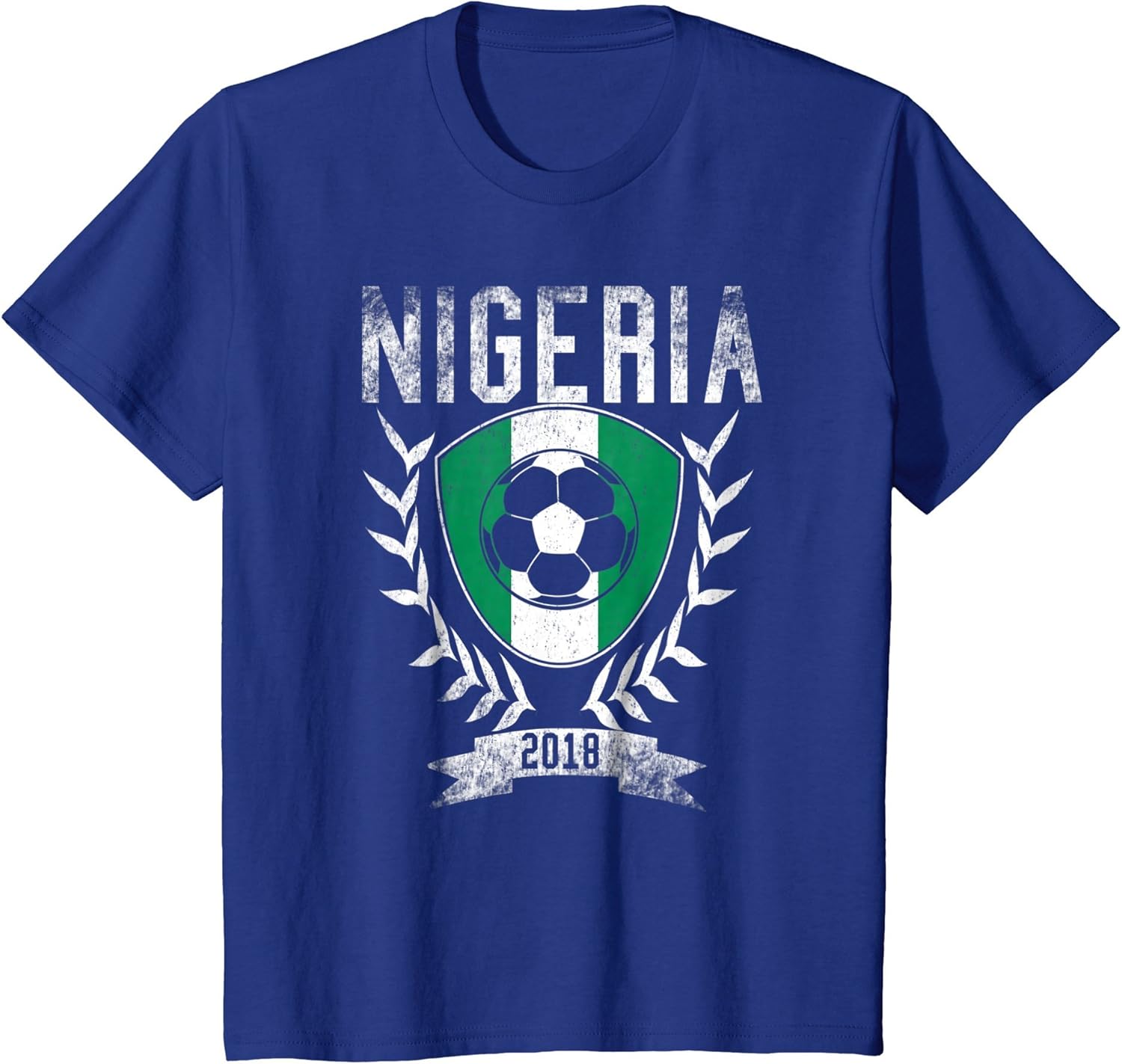 Amazon.com: Nigerian Football Cup 2018 T-Shirt - Nigeria Soccer Jersey: Clothing