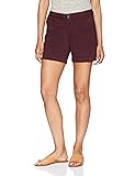 Amazon Essentials Women's 5" Inseam Solid Chino