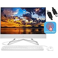 2020 Flagship HP 24 All in One Desktop Computer 23.8" FHD IPS Touchscreen Display AMD Athlon Silver 3050U (Beats i5…