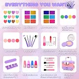 FHNSEL Kids Makeup Set 54-in-1 Washable Princess Toy Gift 4-12 view 2