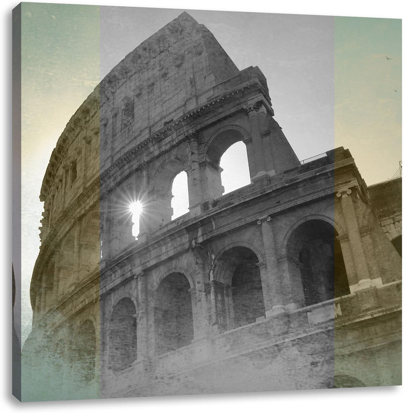 ancient Colosseum in Rome 70x70 cm canvas print decoration