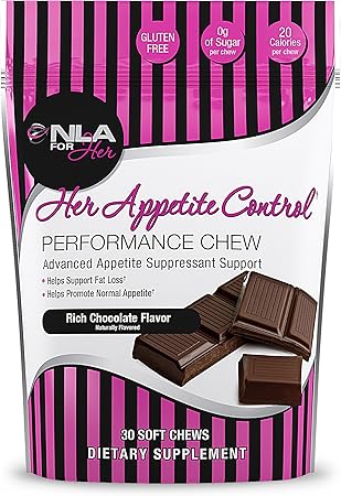 Amazon Nla For Her 彼女の食欲制御性能をかむリッチ チョコレート 30柔らかいチューズ Nla For Her ドラッグストア