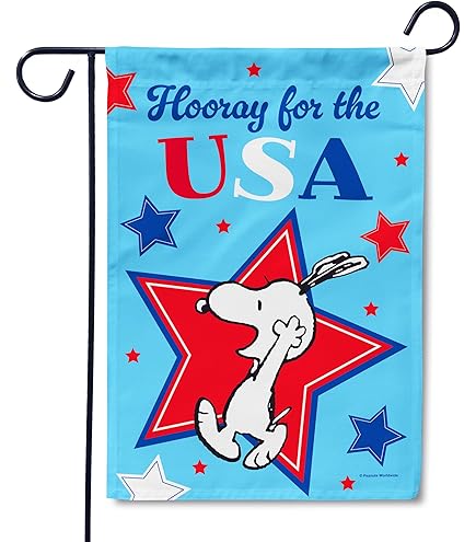 Amazon.com: Flagology. com, PEANUTS® America the Beautiful Snoopy