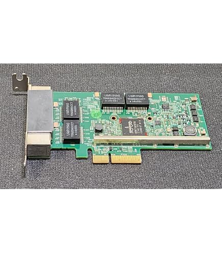 Carte Réseau Dell Broadcom Quad Port 1Gbps PCI-e (Remis à Neuf Carte Réseau Dell Broadcom Quad Port 1Gbps PCI-e (Remis à Neuf