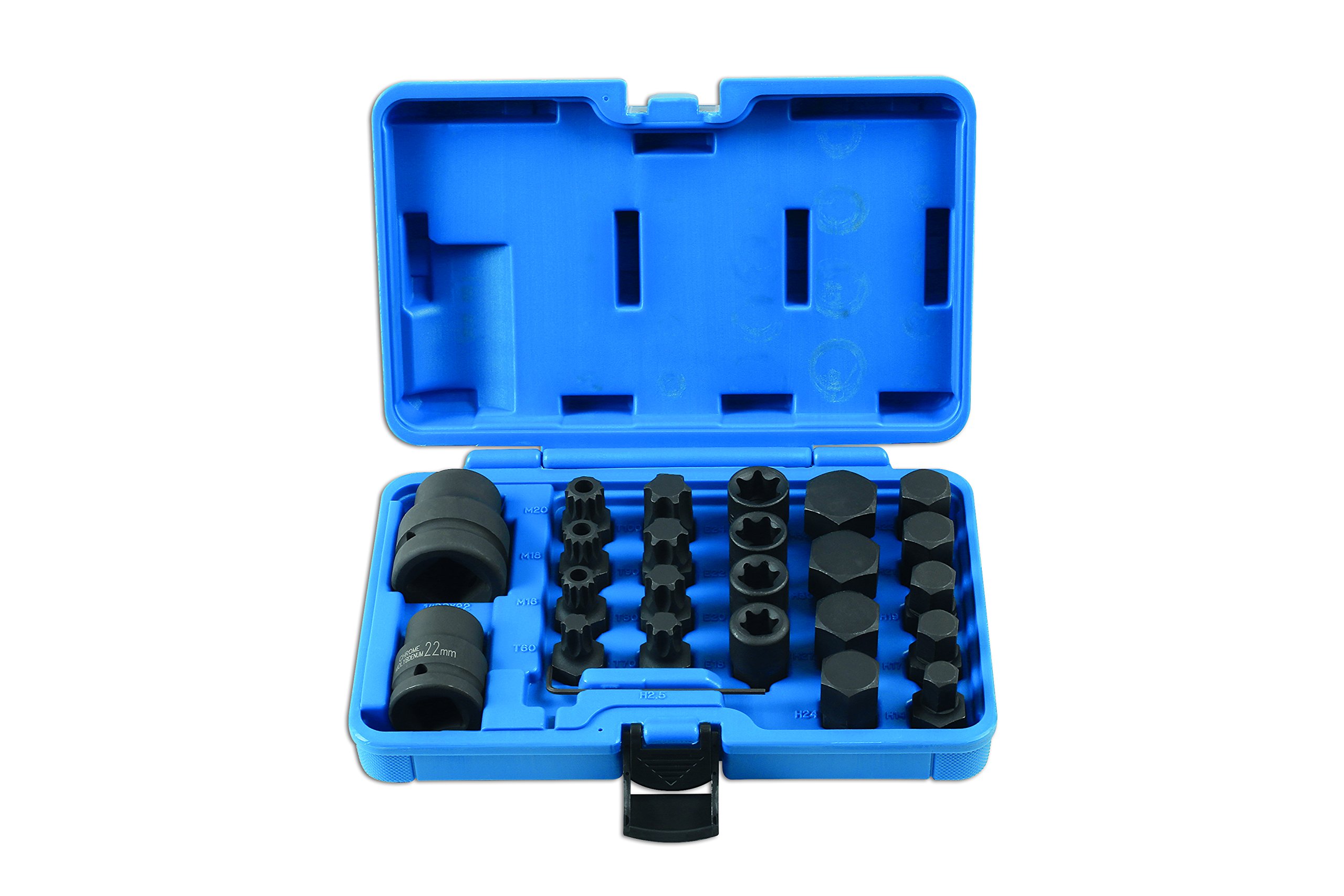 Laser 6891 Impact Bit & Socket Set 3/4"D, 1"D 24pc