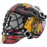Franklin Sports NHL Team Logo Mini Hockey Goalie Mask with Case - Collectible Goalie Mask with Official NHL Logos and Colors