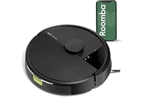 iRobot Roomba 105 Combo Robot Vacuum & Mop - Easy to use, Intense Power-Lifting Suction, LiDAR Navigation, Multiple Cleaning Modes, Avoids Mopping Carpets, Self-Charging