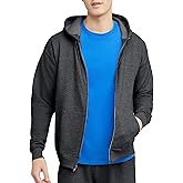 Hanes mens Zip-up Hoodie, Ecosmart Fleece Full-zip Hoodie for Men, Hooded Sweatshirt