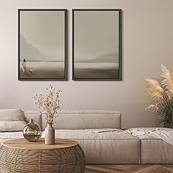 MUDECOR Framed Canvas Print Wall Art Set Minimalist