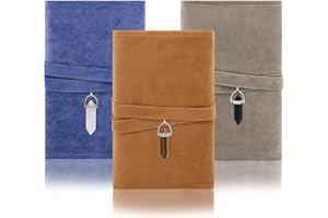 Knana 6Pcs Tarot Card Holder Velvet Tarot Card Bag with Pendulum Crystal Tarot Bags and Pouches Tarot Card Storage Tarot Accessories - Blue, Brown and Gray