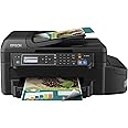 Epson WorkForce ET-4550 EcoTank Wireless Color All-in-One Supertank Printer with Scanner, Copier, Fax, Ethernet, Wi-Fi, Wi-Fi Direct, Tablet and Smartphone (iPad, iPhone, Android) Printing, Easily Refillable Ink Tanks