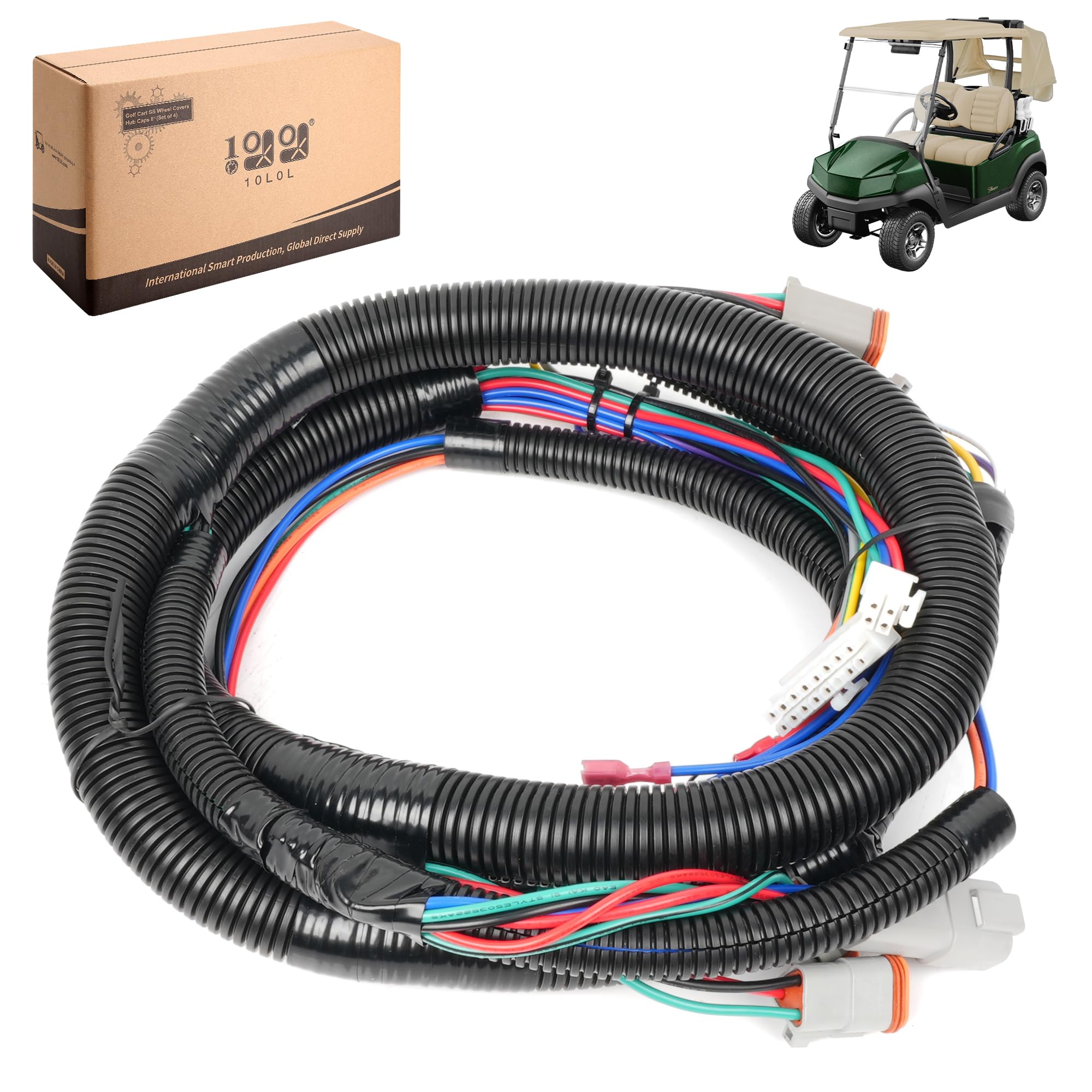 Photo 1 of 10L0L Golf Cart Control Wiring Harness fit for Club Car DS Black Controller 1510-5201?OEM # 102196601