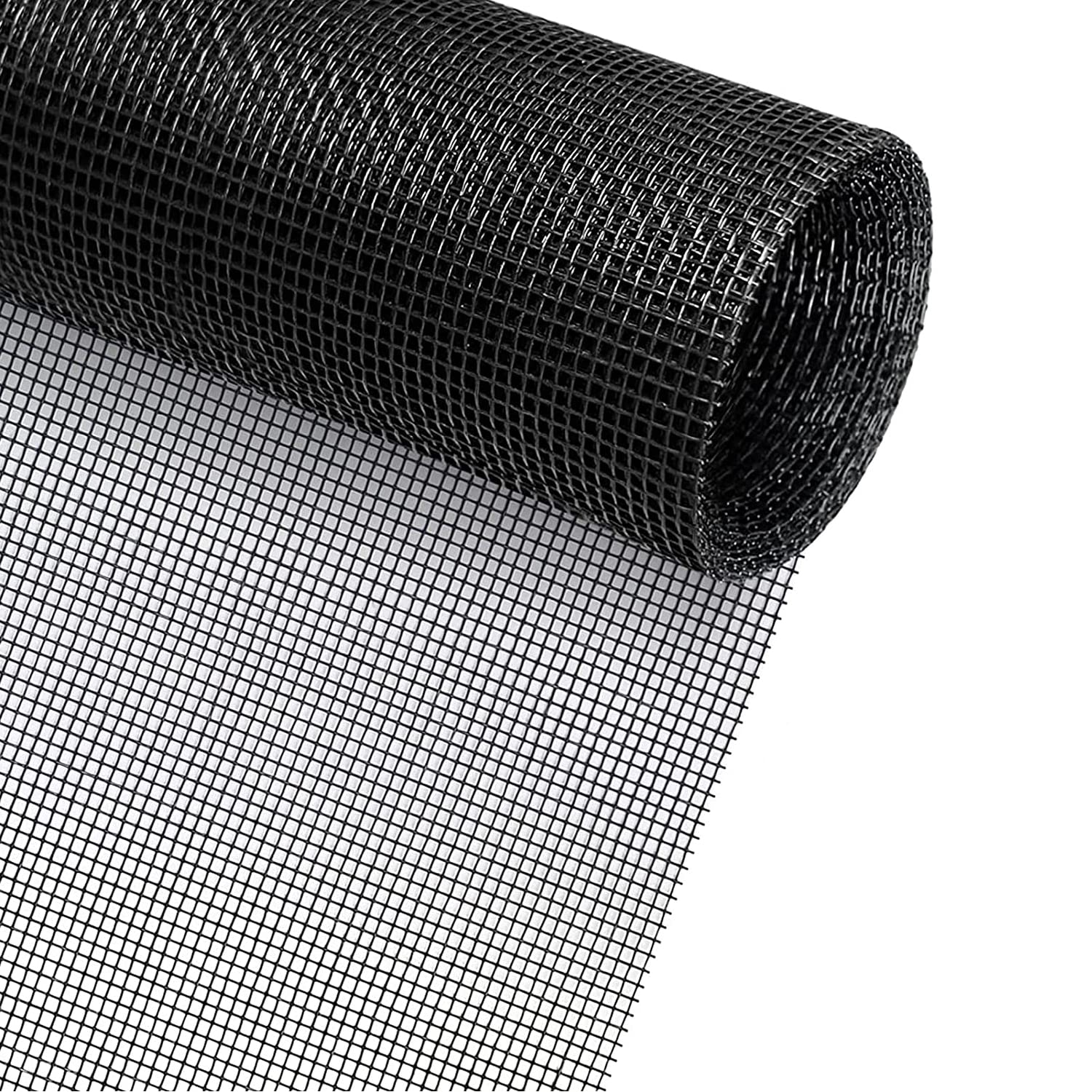 ACEBON Fly Screen Mesh, 120cm x 300cm Washable Insect Mesh, Mosquito Fine Mesh Insect Net for Windows Doors Patio Screen Replace — image 1