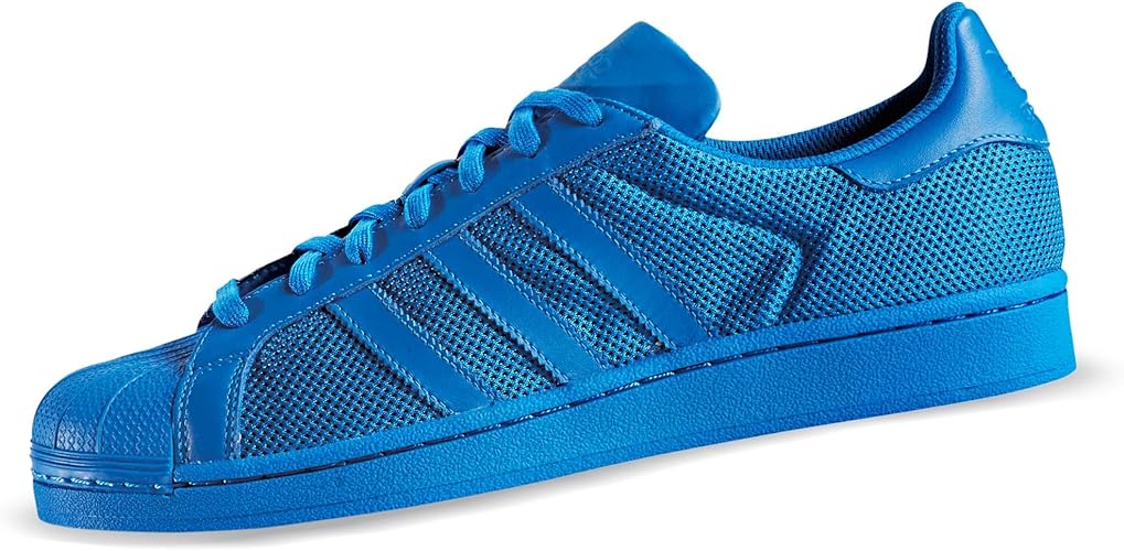 Amazon.com | adidas Unisex AdultsÃ¢â¬ Superstar Low-Top Sneakers, Blu (Blubir/Blubir/Blubir), 6.5 