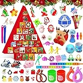 Fidget Advent Calendars 2025 for Kids,24 Days of Surprises Fidget Toys, Christmas Countdown Advent Calendars,Xmas Party Favors Stocking Stuffer Gifts Sensory Toy Surprise Gifts for Boys Girls