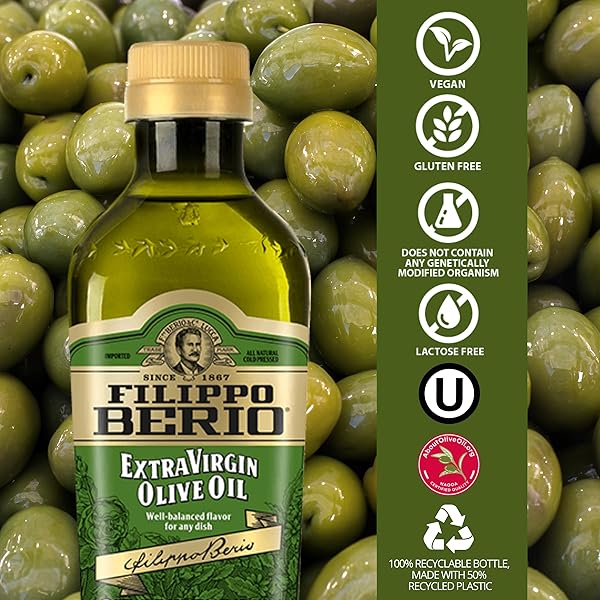 FILIPPO BERIO COLD PRESSED EXTRA VIRGIN OLIVE OIL, 25.3 OUNCE RPET BOTTLE