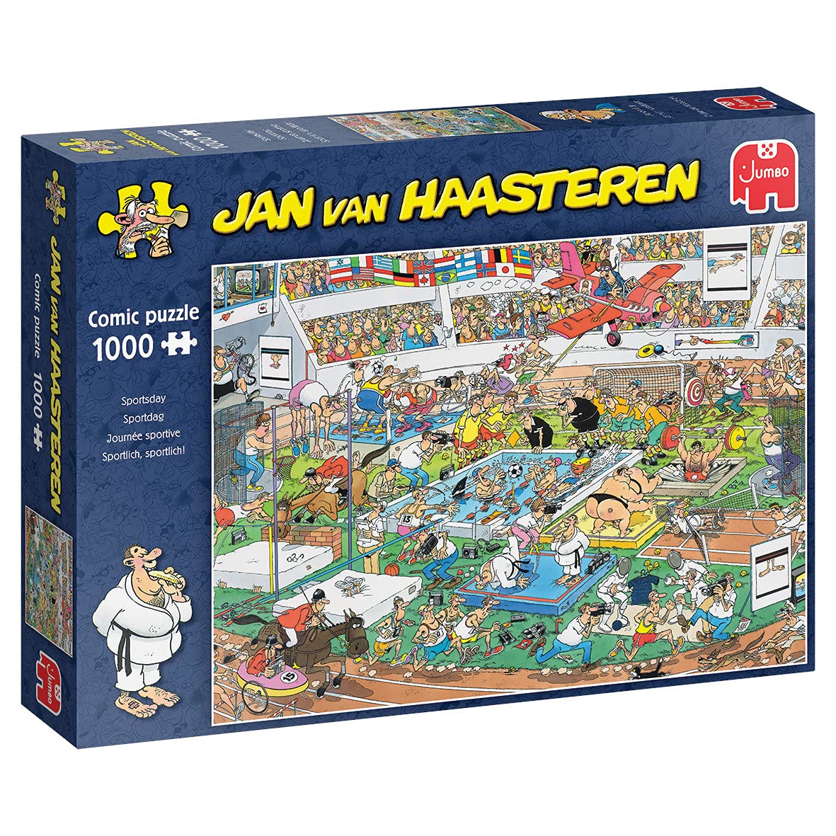 Jumbo Jan Van Haasteren 81906 Sporty Jigsaw Puzzle 1000 Pieces