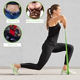 TechStone Resistance Bands Set 5 Levels for Home Gym Yoga Fitness view 2