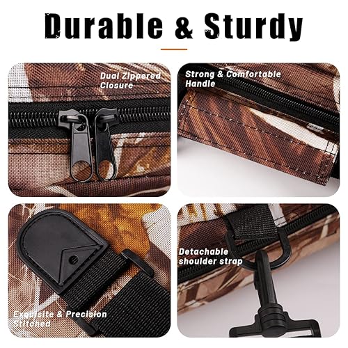 Compound Bow Soft Bag With ARCHERY Arrow Holder Pocket Arm Guard Ar