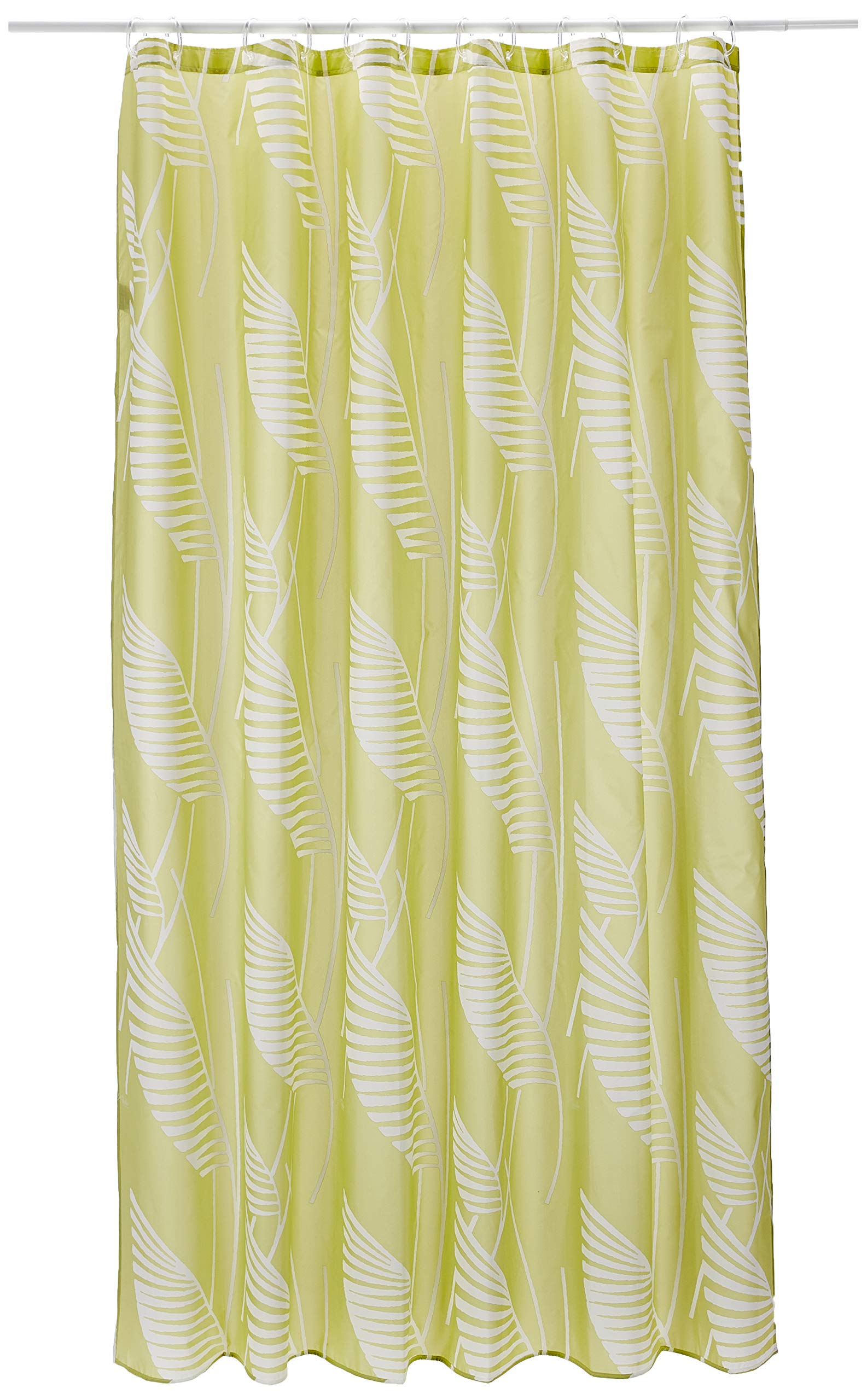 Spirella Textile Curtain GARBO KIWI 180 x 200 1207301, White, Standard