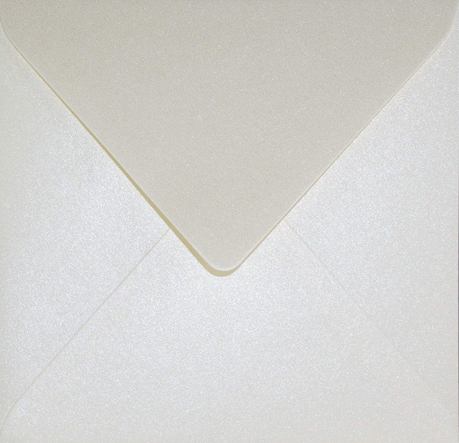 Netuno 100 Square Cream Pearl envelopes 153 x 153 mm 6 x 6 in 120gsm Aster Metallic Cream Pearlescent Invitation Envelope Shimmer envelopes for Greeting Cards Anniversary Wedding Invitations