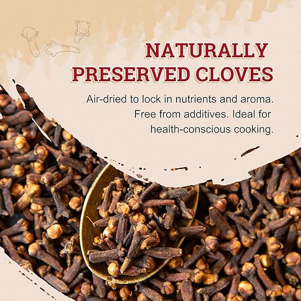 52USA CLOVES WHOLE 3.5 OZ (PACK OF 1), GREAT FOR FOOD, TEA, BAKING AND MEATS, ALL NATURAL | NON GMO | KOSHER | VEGAN | GLUTEN FREE