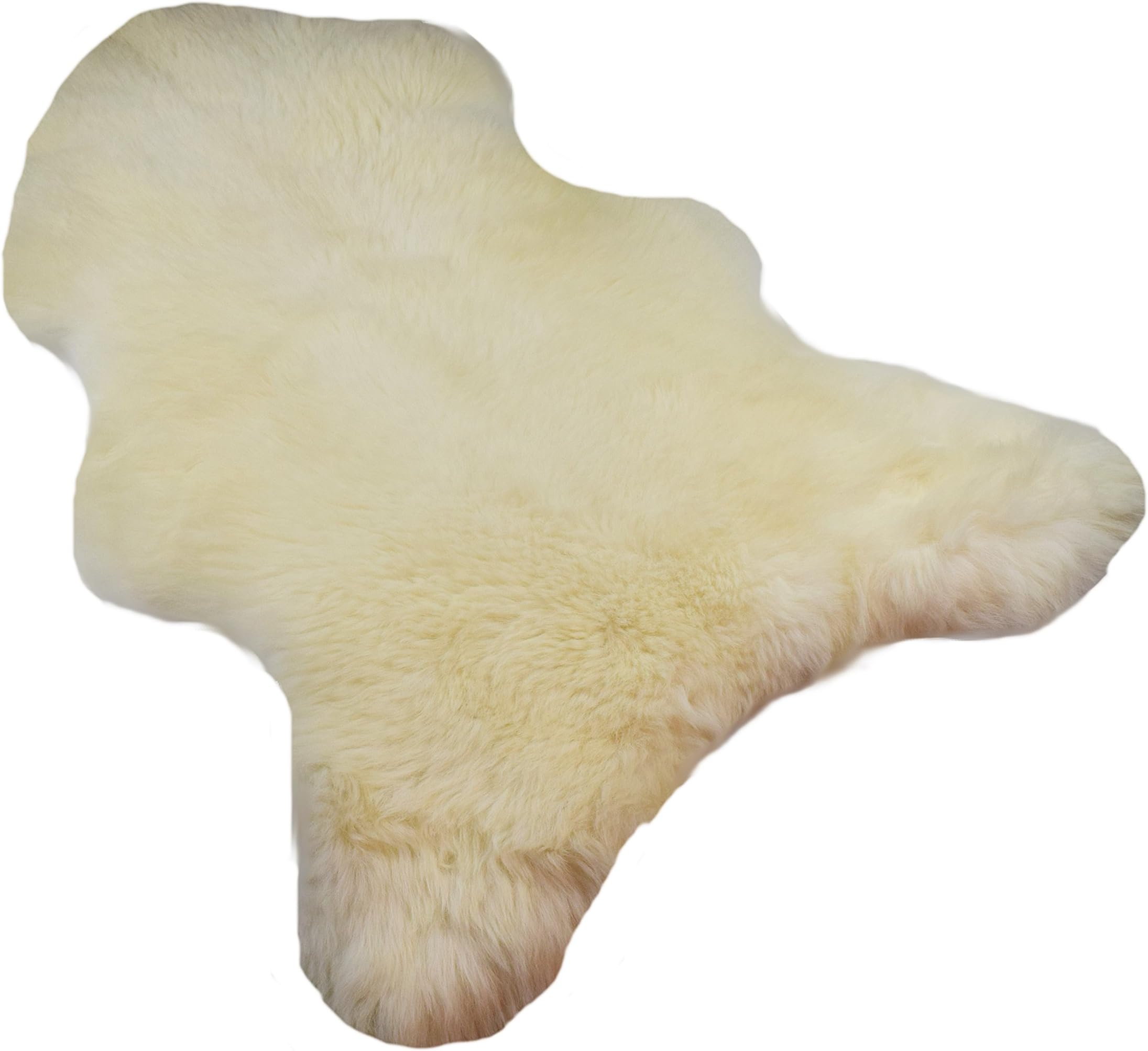 Naturasan Organic Sheepskin Sheepskin White, Leather, White, 130-140 cm