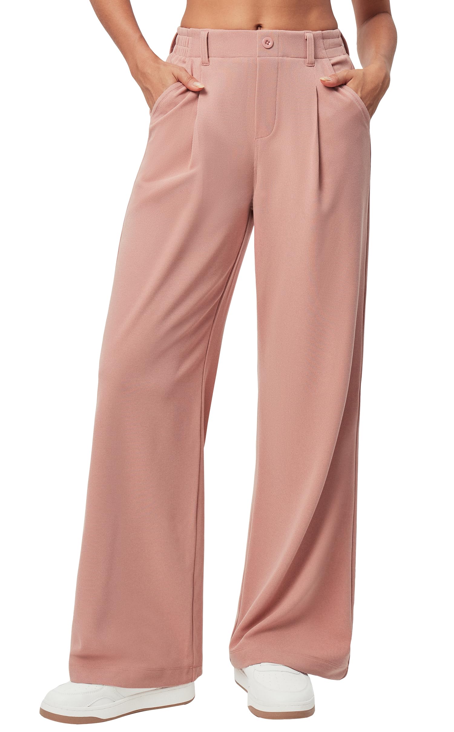 Ewedoos Wide Leg Pants Woman Stretchy Work Dress