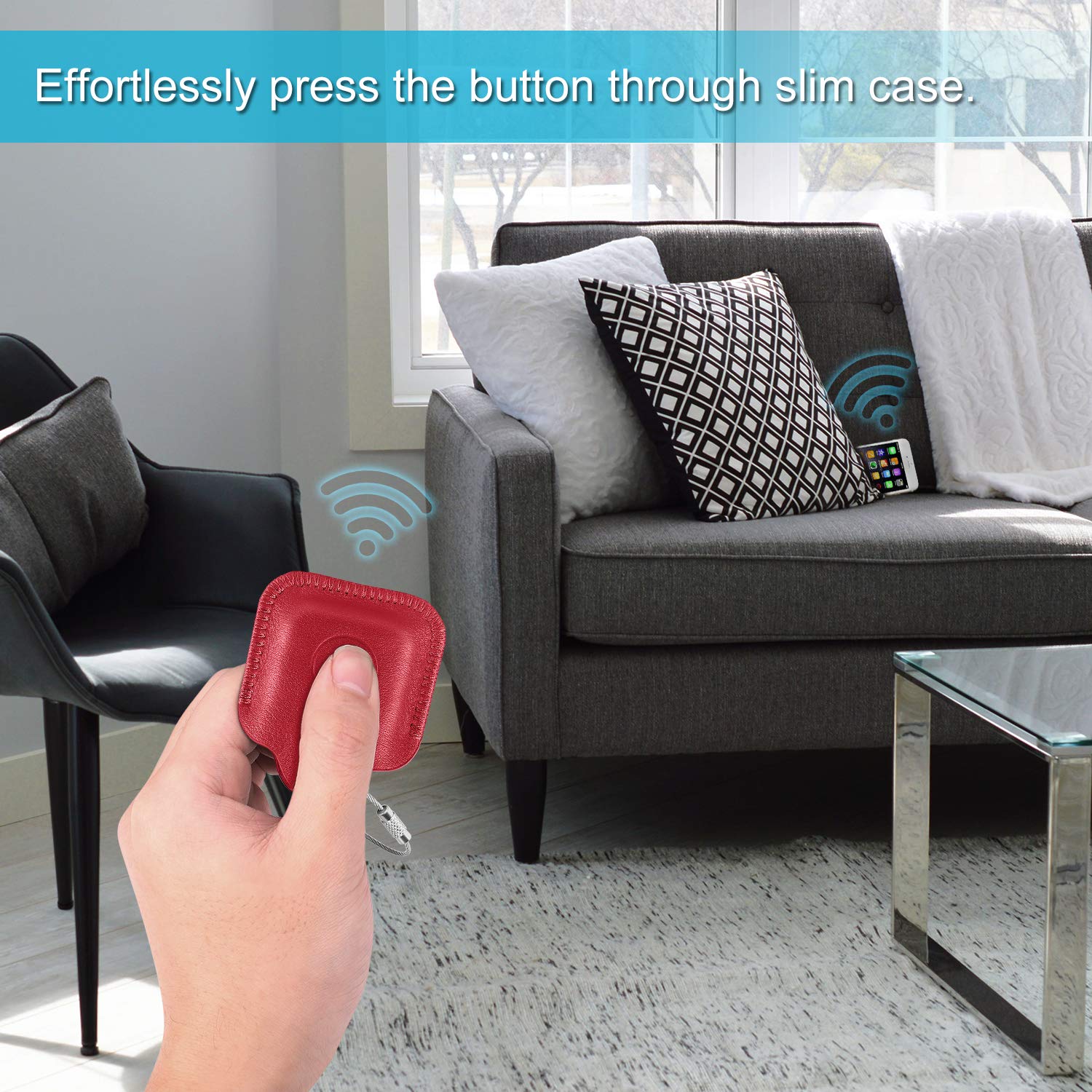 Fintie Genuine Leather Case for Tile Mate (2022/2020/2018/2016), Tile