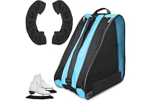 Skating Bag Set Ice Skate Blade Covers Ice Skating Guards and Roller Skates Bag Roller Skate Accessories Roller Skate Bag for