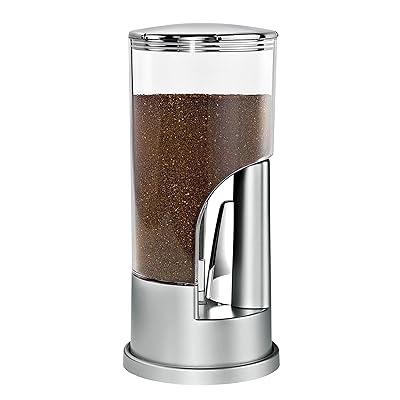 Zevro KCH-06077 Indispensable Coffee Dispenser, Silver - 1/2 Pound