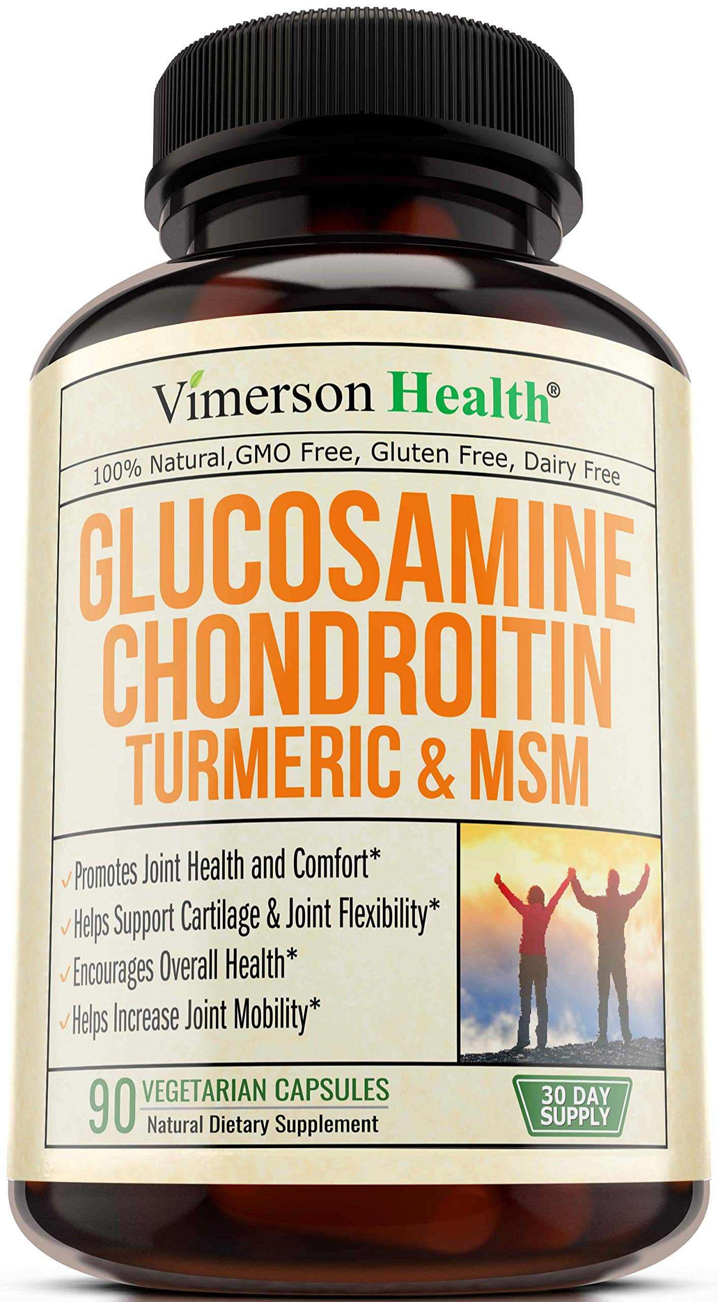 Glucosamine with Chondroitin Turmeric MSM Boswellia Joint Pain Relief