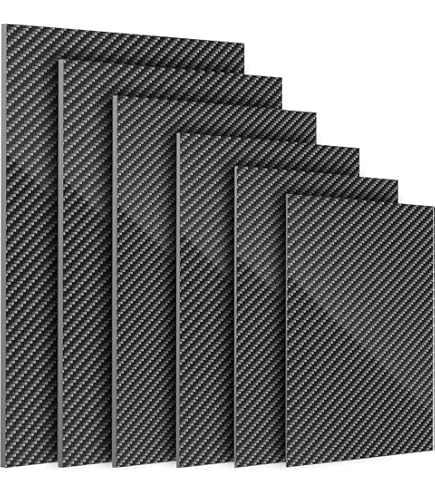 Amazon.com: cncarbonfiber 0.5mm 200x300mm 100% Carbon Fiber