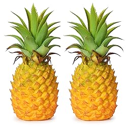 Lvydec 2 Pack Artificial Pineapple, Realistic