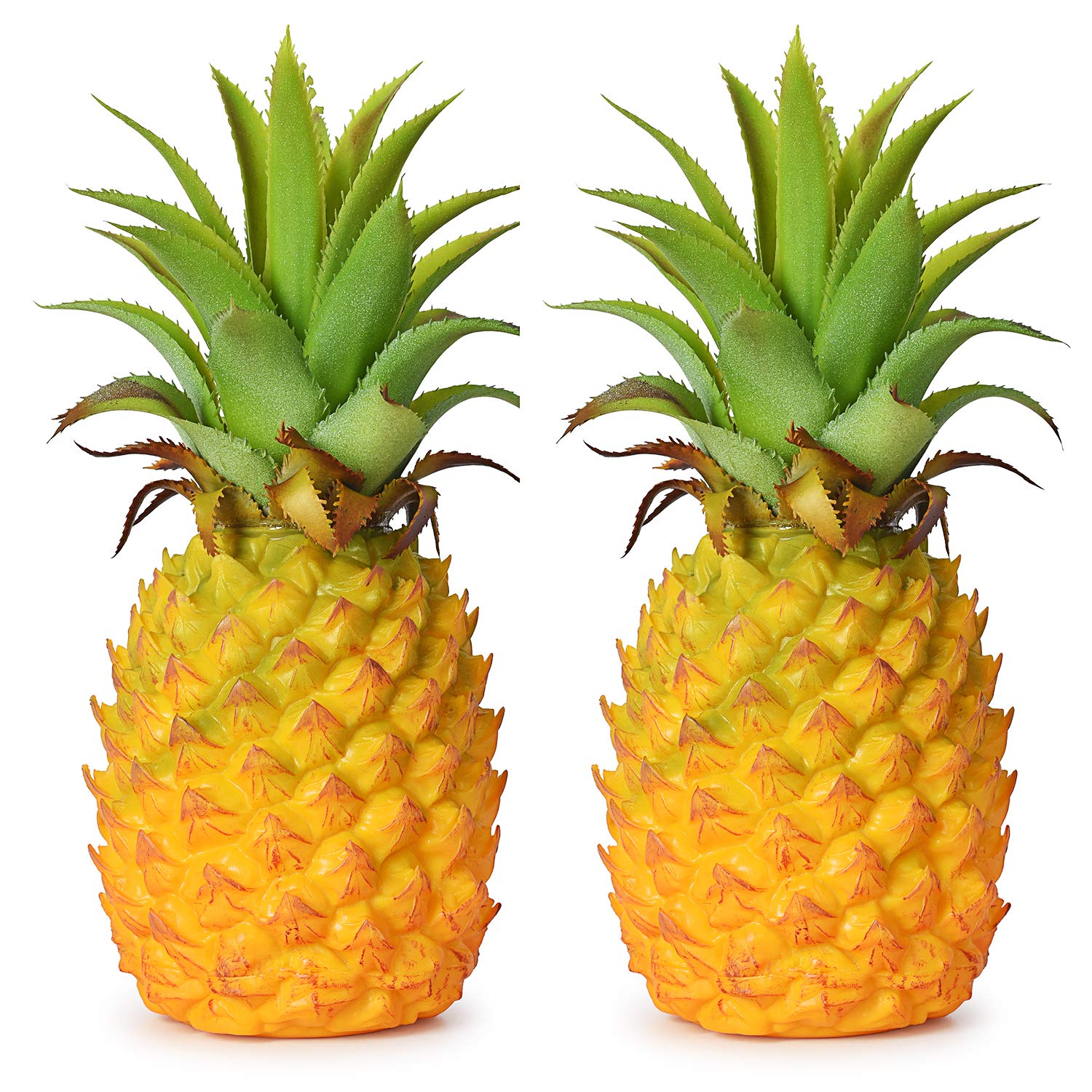 Lvydec 2 Pack Artificial Pineapple, Realistic